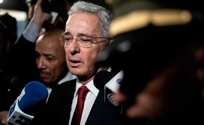 Álvaro Uribe Vélez. Foto: EFE.