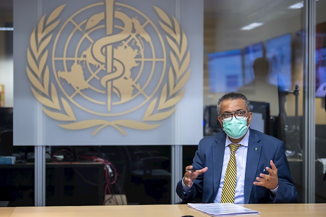 El director general de la Organización Mundial de la Salud (OMS), Tedros Adhanom Ghebreyesus. EFE/