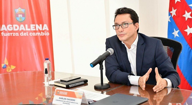 Carlos Caicedo, Gobernador del Magdalena.