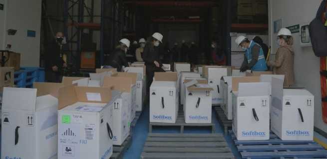 Este sábado llegaron al país 280.800 nuevas dosis de la vacuna de Pfizer. 