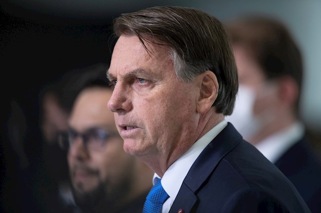 El presidente de Brasil, Jair Bolsonaro. EFE/ Joédson Alves/Archivo