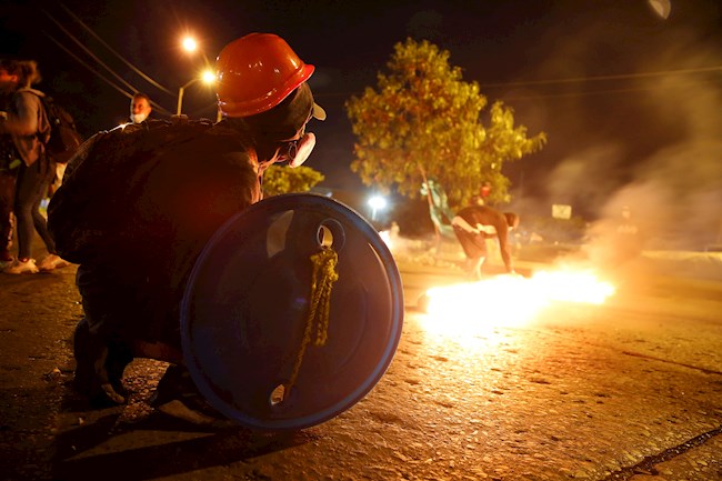 Barrio Siloé, escenario de enfrentamientos entre manifestantes y la policía, en Cali (Colombia). EFE