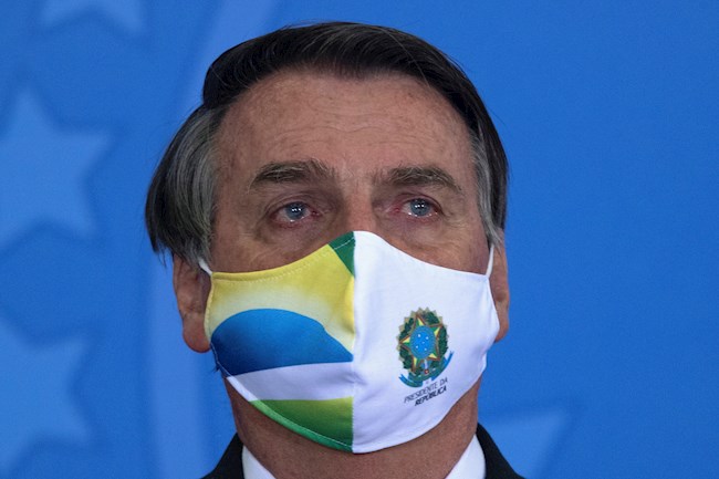 El presidente de Brasil, Jair Bolsonaro. EFE/ Joédson Alves/Archivo