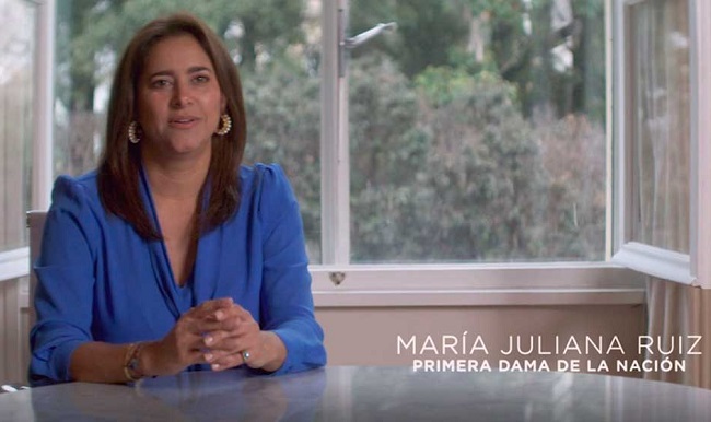 María Juliana Ruiz, Primera Dama.