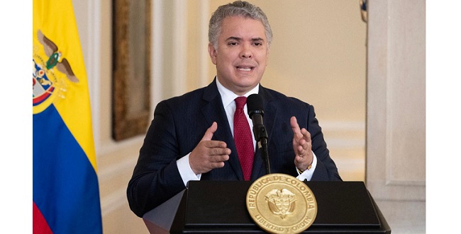 Iván Duque Márquez, Presidente de la República de Colombia.