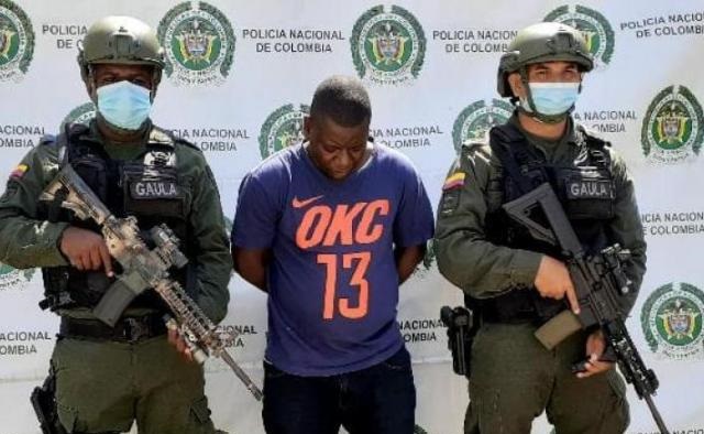 Enrique Hurtado, alias ‘Siete’, capturado por el Grupo Gaula de la Policía Nacional.