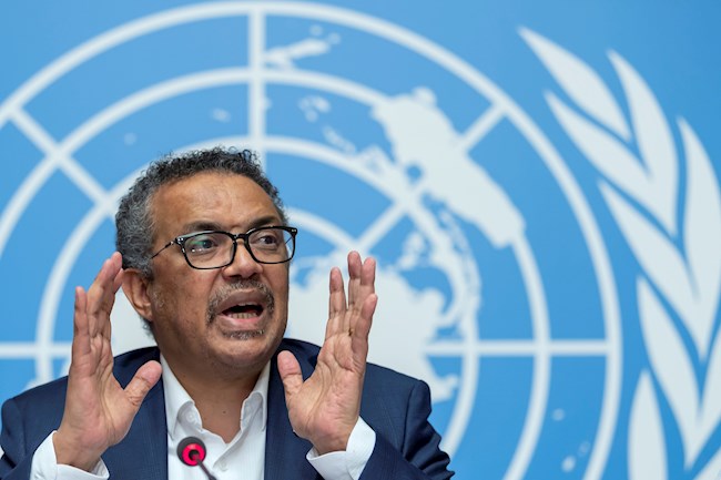 En la imagen, el director general de la Organización Mundial de la Salud (OMS), Tedros Adhanom Ghebreyesus. EFE/Martial Trezzini/Archivo