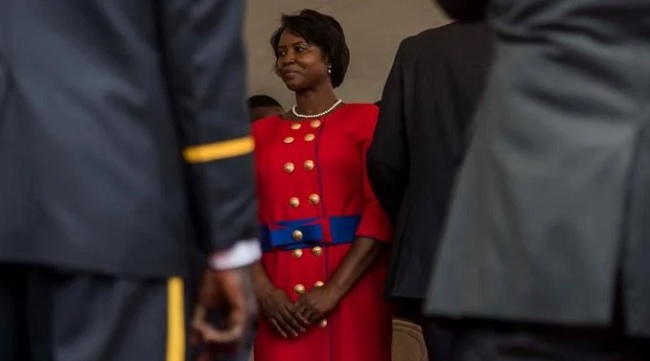 La primera dama de Haití, Martine Moise. EFE/Jean Marc Hervé Abélard/Archivo