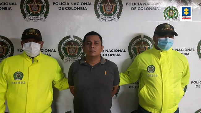 Alias 'El Negro Ober' sería el cabecilla del grupo delincuencial organizado Los Rastrojos Costeños, supuestamente, responsable de varios homicidios y extorsiones, entre otros delitos.