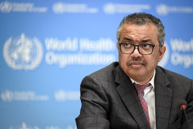 El director general de la OMS Tedros Adhanom Ghebreyesus, en una imagen de archivo. EFE
