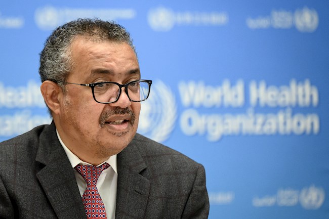 El director general de la OMS Tedros Adhanom Ghebreyesus, en una imagen de archivo. EFE