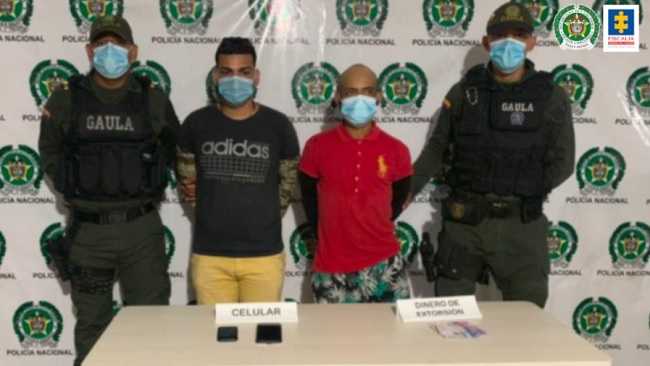 Edwin Jesús Lugo Urbina y Leonardo De Jesús Oquendo Bermúdez, presuntos miembros de Los Costeños Rastrojos.