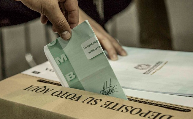 ¡Ojo! El pasaporte, la contraseña, la libreta militar, entre otros documentos, no son válidos a la hora de sufragar. Sólo la cédula colombiana. 