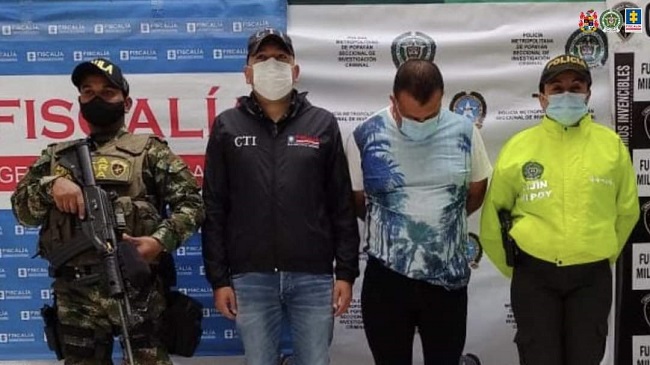 Carlos Alberto Moncayo Cabrera, acusado de determinar el crimen del líder estudiantil Esteban Mosquera.