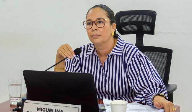Miguelina Pacheco, concejal del Distrito de Santa Marta.