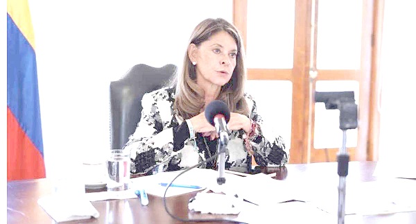 Marta Lucía Ramírez, vicepresidenta y ministra de Relaciones Exteriores de Colombia.