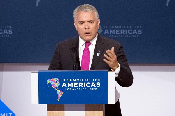  Duque planteó "un debate necesario en la comunidad internacional" vinculado con "el precio de cada tonelada de CO2".