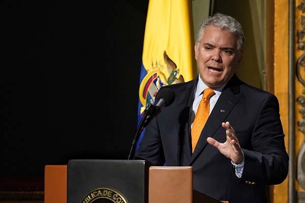 Iván Duque Márquez, presidente saliente de Colombia. 