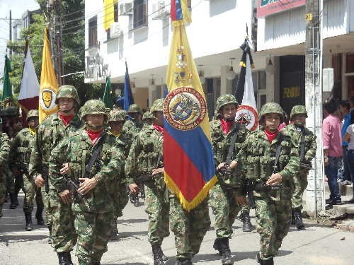 El ejército nacional está en la obligación de garantizar el goce efectivo de los derechos y libertades reconocidos en la Carta Política a los que durante décadas fueron sus adversarios. La acción militar del Ejército Nacional no debe ser reducida; es decir, no se debe disminuir el pie de fuerza, para garantizar la protección del país.