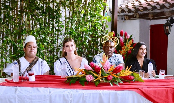 María Fernanda Aristizábal, Miss Universe Colombia 2022 visitó la Fundación Festival de la Leyenda, el centro histórico, el Parque de la Provincia y los alrededores de Valledupar.