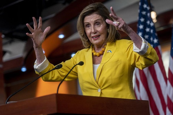 Nancy Pelosi, presidenta de la Cámara de Representantes de EE.UU.