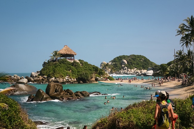 Playa Cabo San Juan del Guía, Parque Tayrona, Santa Marta.