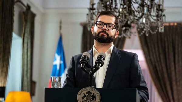 Gabriel Boric, presidente de Chile.