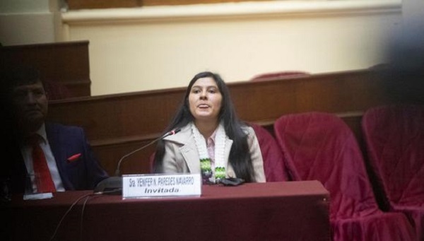 La defensa argumentó que Yenifer Paredes sufrió una vulneración a su derecho de contar con un juez natural dentro de un debido proceso.