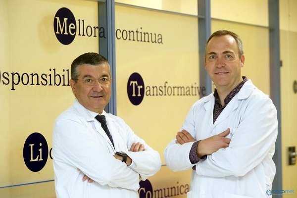 Los investigadores Angel Díaz-Lagares y Rafael López, del Instituto de Investigación Sanitaria de Santiago de Compostela Idis