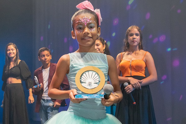 Isabella Daza ganadora del ‘Fest Kids 2022’. 