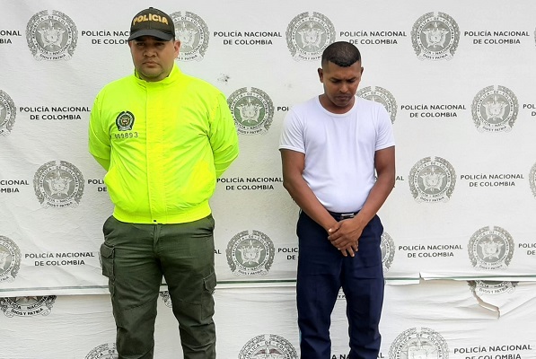 Elanie Antonio Valle Polo, fue detenido por la Policía Metropolitana en Santa Marta.