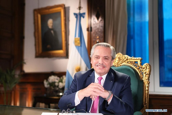 Presidente de Argentina, Alberto Fernández.