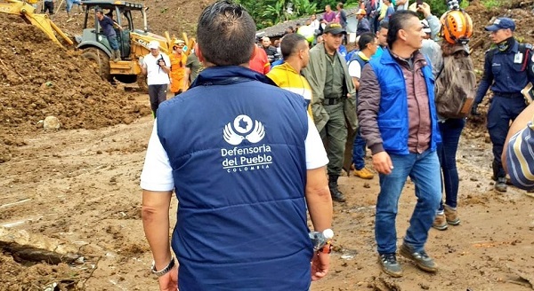 El desastre natural afectó un área de 90 hectáreas y generó pérdida de bancada en la vía nacional que conecta a Popayán con Pasto.
