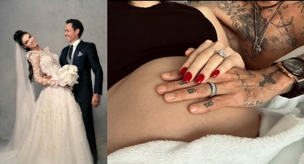 El artista puertorriqueño y su esposa Nadia Ferreira, manifestaron estar feliz de su primer hijo, juntos. 
