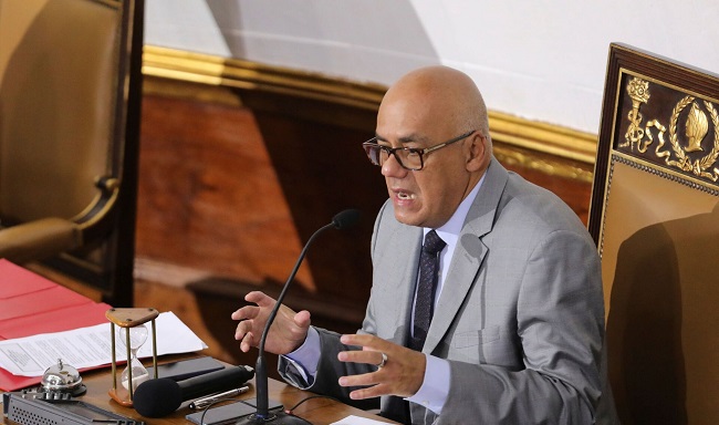 Presidente de la Asamblea Nacional (AN/Parlamento), Jorge Rodríguez.