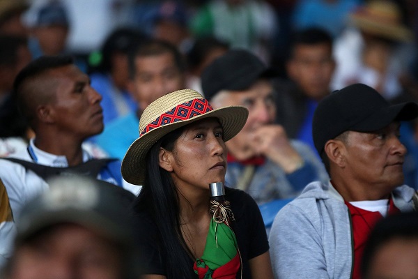 El acto inaugural contó con la participación del presidente de Colombia, Gustavo Petro, quien también destacó el rol de los indígenas en la protección de la naturaleza.