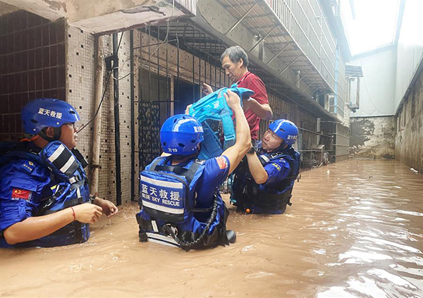 Las inundaciones son un fenómeno frecuente en China durante la temporada de lluvias.