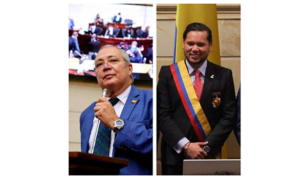 Iván Name es el nuevo presidente del Senado y Andrés Calle nuevo presidente de la Cámara de Representantes.