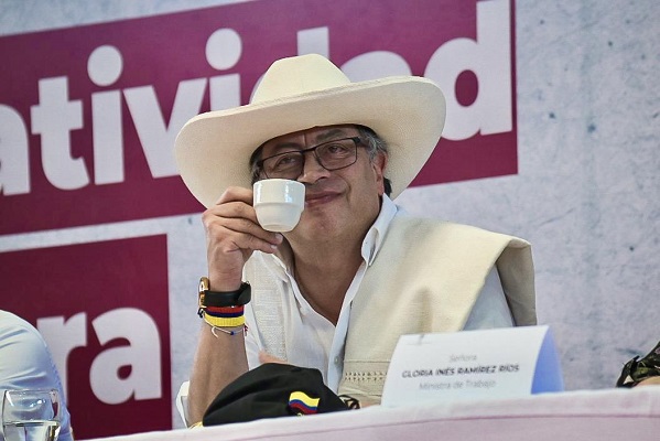 Presidente Gustavo Petro, durante el Foro Cafetero del Sur