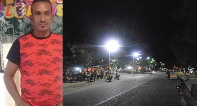 Edgar Enrique Ojitos Escobar, de 50 años, muerto tras el atentado a bala.