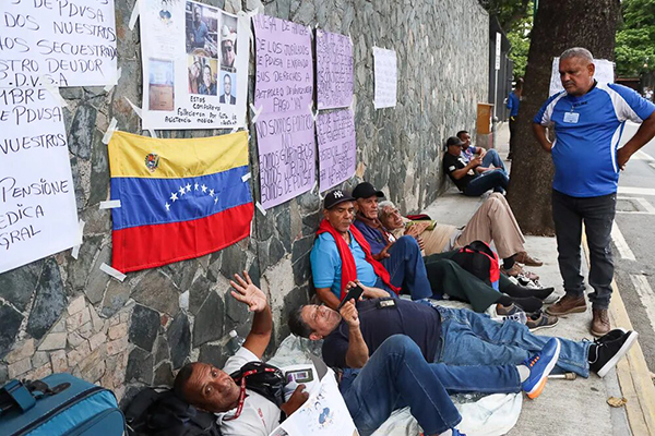 La protesta de los nueve hombres comenzó el pasado 26 de septiembre y, desde entonces