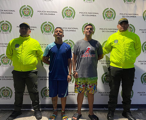 Jhon Stalin Monsalve y Luis Eduardo Tovar Urieles fueron detenidos en diferentes operativos por la Metropolitana.