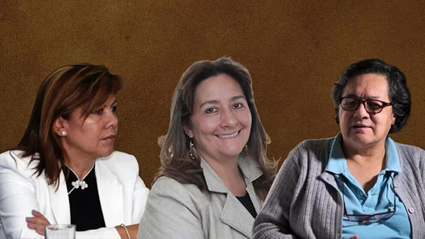 Ángela María Buitrago Ruiz, Luz Adriana Camargo Garzón y Amelia Pérez Parra son las tres candidatas que buscan posicionarse como la nueva Fiscal General de la Nación.