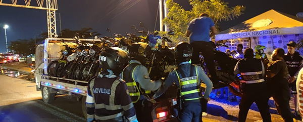 La Secretaría de Movilidad sigue trabajando de manera articulada con la especialidad de Tránsito y Transporte de la Policía Nacional.