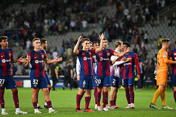 Los dirigidos por Xavi, se quieren reivindicar y luchar por todos los títulos en los que se encuentran con oportunidad de competir.