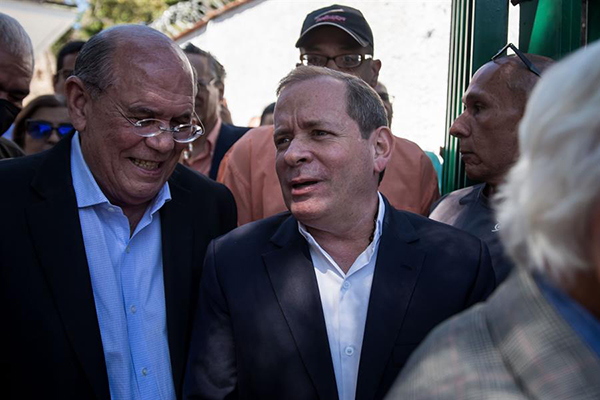 El líder opositor venezolano, Juan Pablo Guanipa asiste a un acto de calle de María Corina Machado, en Caracas. El líder opositor venezolano, Juan Pablo Guanipa asiste a un acto de calle de María Corina Machado, en Caracas.