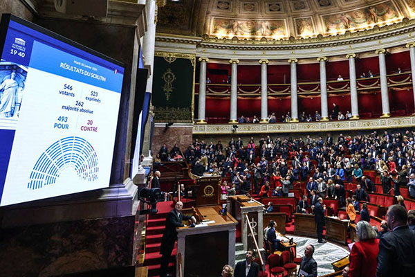 La medida había sido una promesa hecha por el presidente francés Emmanuel Macron luego de un retroceso del derecho al aborto en Estados Unidos.