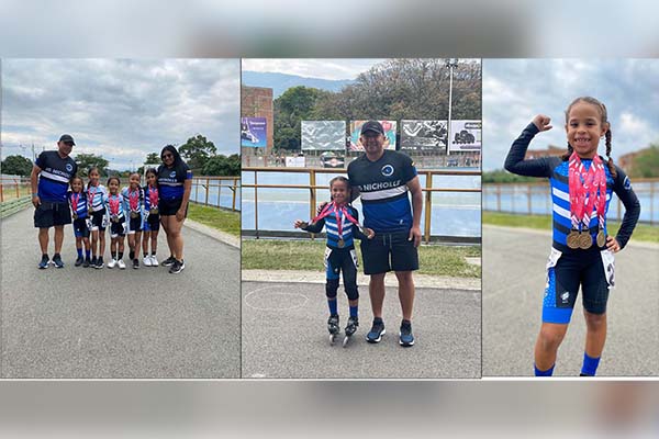  La menor quien viene patinando desde los tres años ha acumulado numerosos logros a nivel local, regional y nacional. Es una deportista llamada a ser revelación en este deporte.
