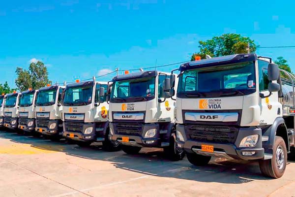 Cada uno de los 40 carrotanques adquiridos por la Unidad de Gestión del Riesgo representó un costo de 1.170 millones de pesos para el país.
