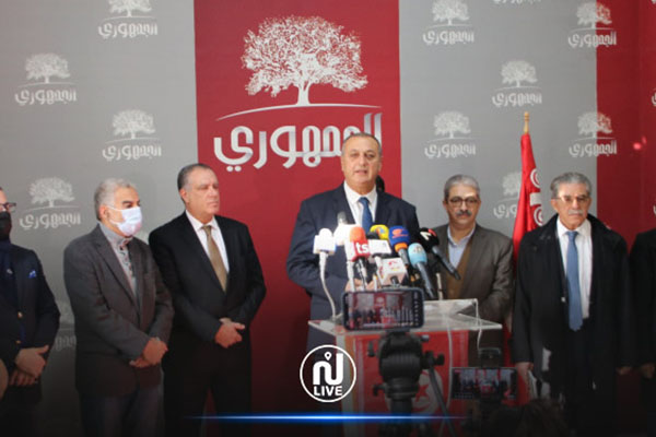 Issam Chebbi, secretario general del Partido Al Joumhouri (Republicano) de Túnez. Foto tomada de internet - Nessma TV